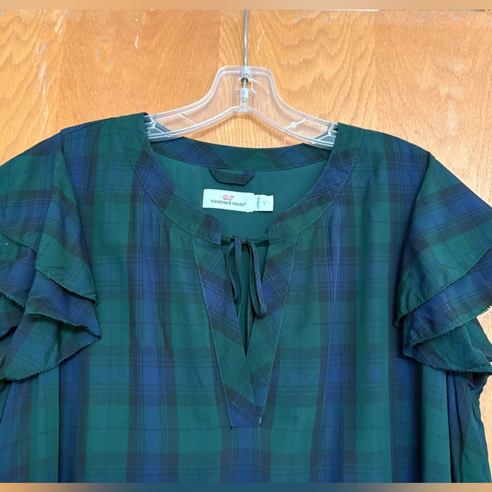 NWOT Vineyard Vines Blackwatch tunic dress Large - Picture 3 of 4